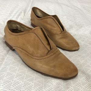 Camel Leather Jillian Oxfords (Frye)